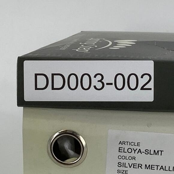 Spring Step Size 39 Silver Metallic Eloya Leather Sneaker Espadrille Trim D3-2 - Picture 11 of 11